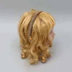 Discount Elegant Artificial Stone Embroidered Hairband Hair Accessories | Hair Bands