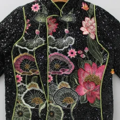 Sale Elegant Black Sequined Blazer BOY Formal Wear