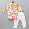 Online Elegant Floral Printed Multicolour Kurta And Pyjama BOY Twinning Sets | Indian Ethnic Wear