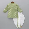 Discount Elegant Green Embroidered Kurta And Dhoti BOY Indian Ethnic Wear | Ethnic Sets