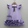 Best Elegant Lavender Ruffle Dress With Matching Sling Bag Dresses & Sets | Dresses