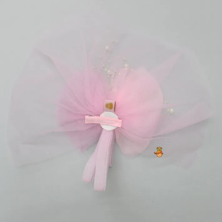 Online Elegant Pink Floral Hair Clip Hair Accessories | Hair Clips