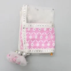 Fashion Elegant Pink Kurti And Dhoti Pant With Net Dupatta Ethnic Wear | Dhotis & Patialas