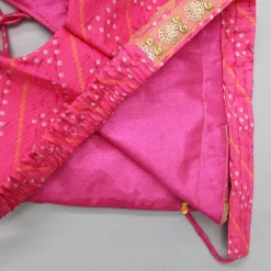 Best Elegant Pink Top And Fringes Tassels Detail Lehenga With Matching Dupatta Ethnic Wear | Lehengas & Ghagras