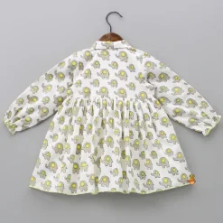 Online Elephant Print Dress With Heart Shaped Pocket Dresses & Sets | Dresses