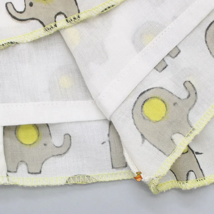 Online Elephant Print Dress With Heart Shaped Pocket Dresses & Sets | Dresses