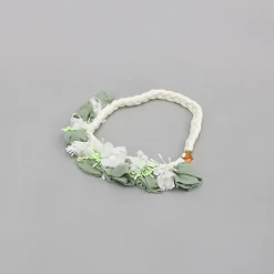 Discount Embellished Braided White Head Band Hair Accessories | Head Bands