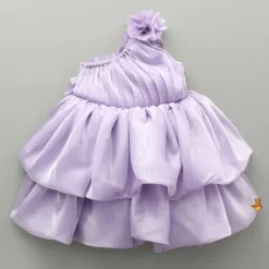 Best Embellished One Shoulder Lavender Dress Dresses & Sets | Dresses