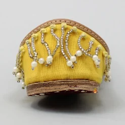 Outlet Embroidered Adorable Yellow Jutti Shoes