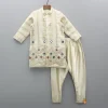 Discount Embroidered and Embellished Sherwani with Churidar BOY Twinning Sets | Indian Ethnic Wear