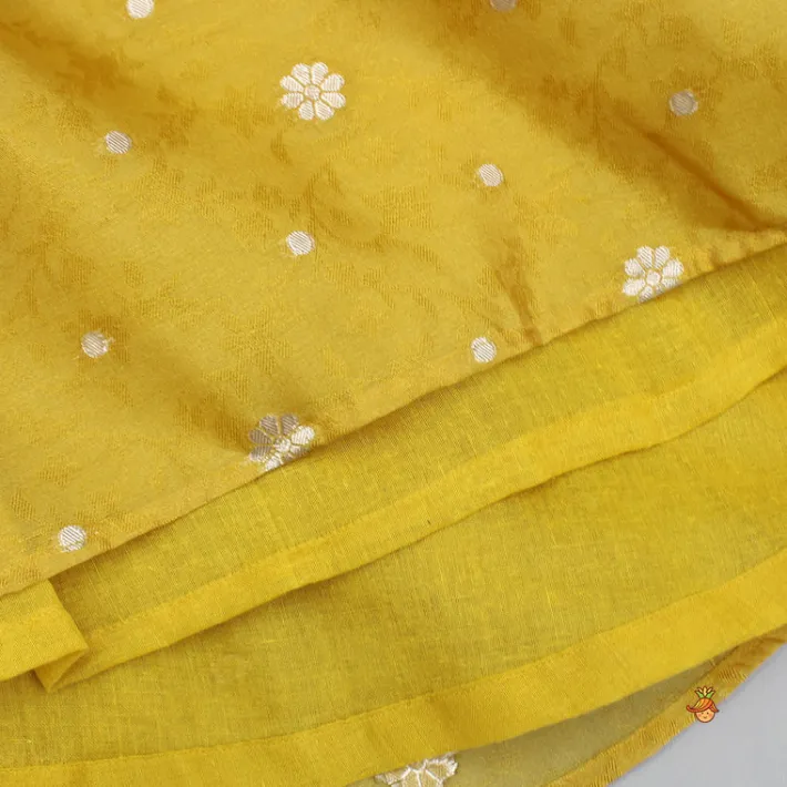 Fashion Embroidered And Embellished Mustard Kurti Ethnic Wear | Kurtis & Jumpsuits