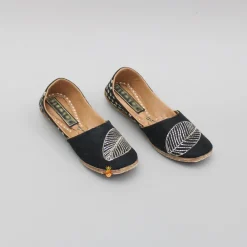 Hot Embroidered Black Jutti BOY Shoes | Shoes