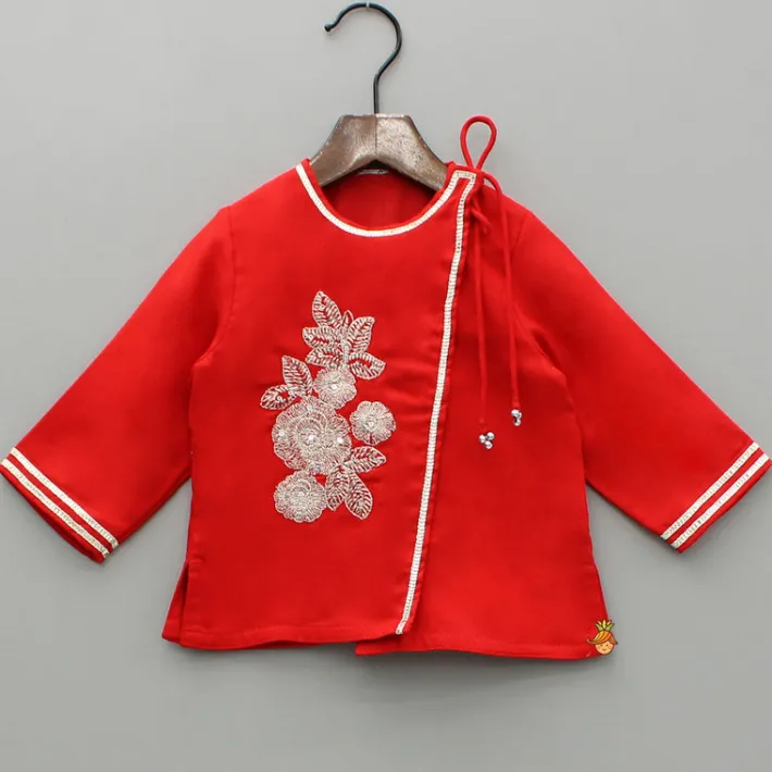Fashion Embroidered Kurta And Dhoti With Cap And Booties BOY Baby Essentials | Infant Clothing