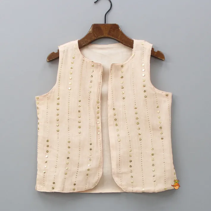 Fashion Embroidered Kurta And Jacket With Pyjama BOY Indian Ethnic Wear | Ethnic Sets