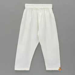 Fashion Embroidered Off White Kurta And Pyjama BOY Twinning Sets | Indian Ethnic Wear