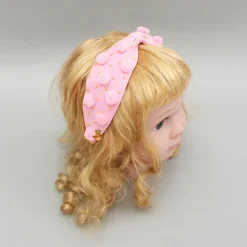 Online Embroidered Pom Pom Hairband Hair Accessories | Hair Bands