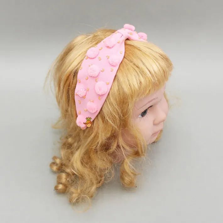 Online Embroidered Pom Pom Hairband Hair Accessories | Hair Bands
