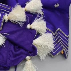 Outlet Embroidered Purple Top And Lehenga With Net Dupatta Ethnic Wear | Lehengas & Ghagras
