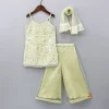 Fashion Embroidered Strappy Kurti With Palazzo And Dupatta Ethnic Wear | Palazzos & Shararas