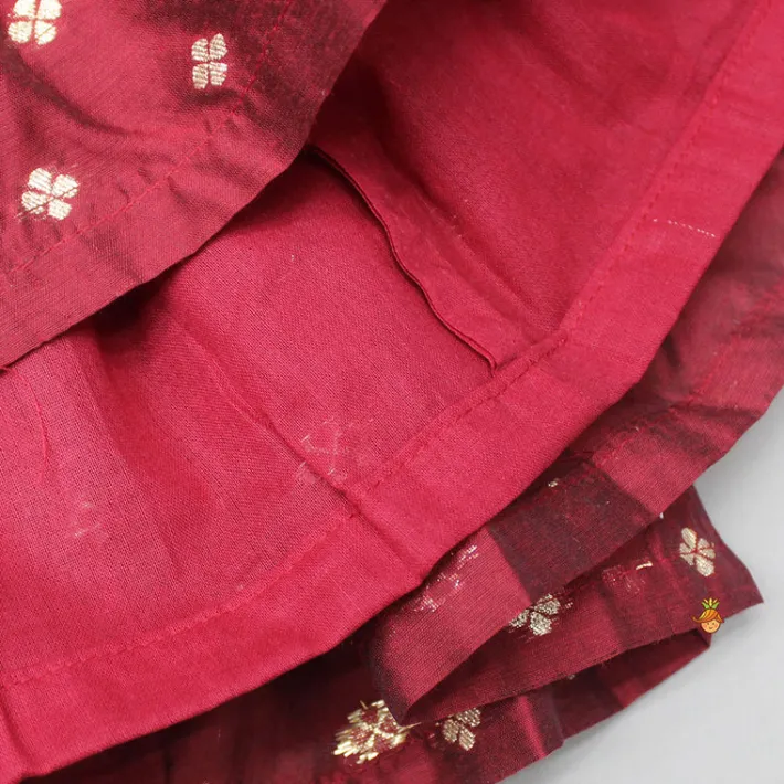 Clearance Embroidered Strappy Maroon Kurti Ethnic Wear | Kurtis & Jumpsuits