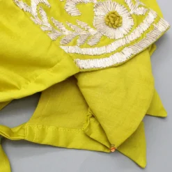 Discount Embroidered Stylish Hem Green Top And Pleated Lehenga Ethnic Wear | Lehengas & Ghagras