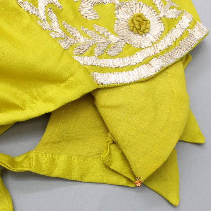 Discount Embroidered Stylish Hem Green Top And Pleated Lehenga Ethnic Wear | Lehengas & Ghagras