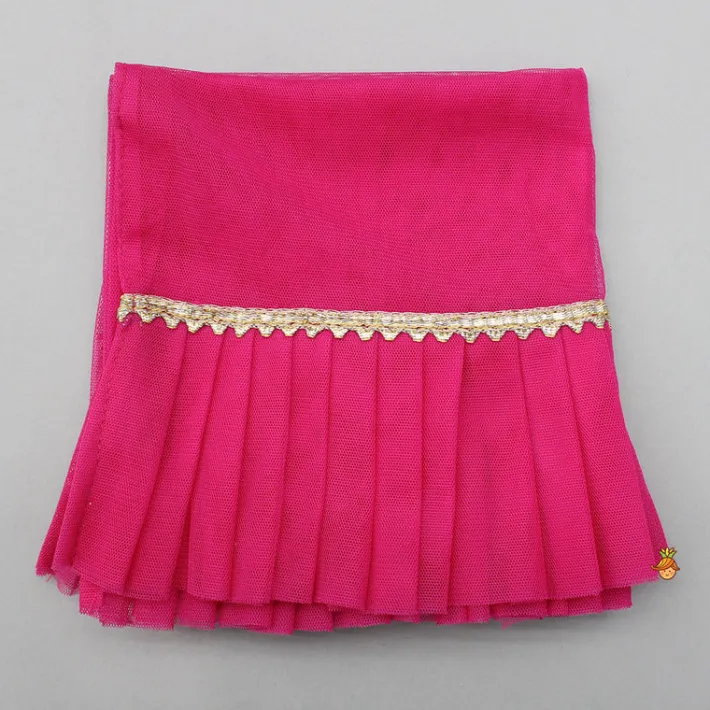 Best Embroidered Top And Printed Multicoloured Lehenga With Dupatta Ethnic Wear | Lehengas & Ghagras