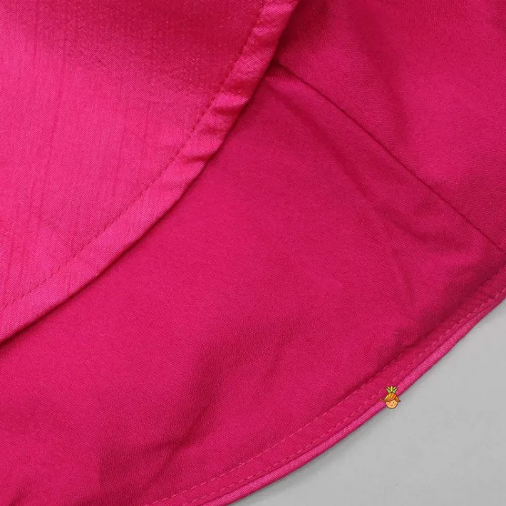 New Embroidered Top With Tie And Dye Dhoti Ethnic Wear | Dhotis & Patialas