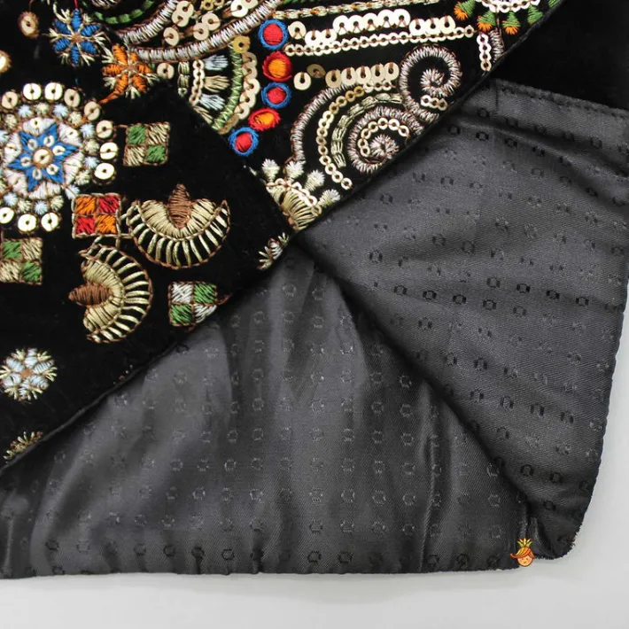 Clearance Embroidered Velvet Black Sherwani With Pant BOY Indian Ethnic Wear | Sherwani Sets