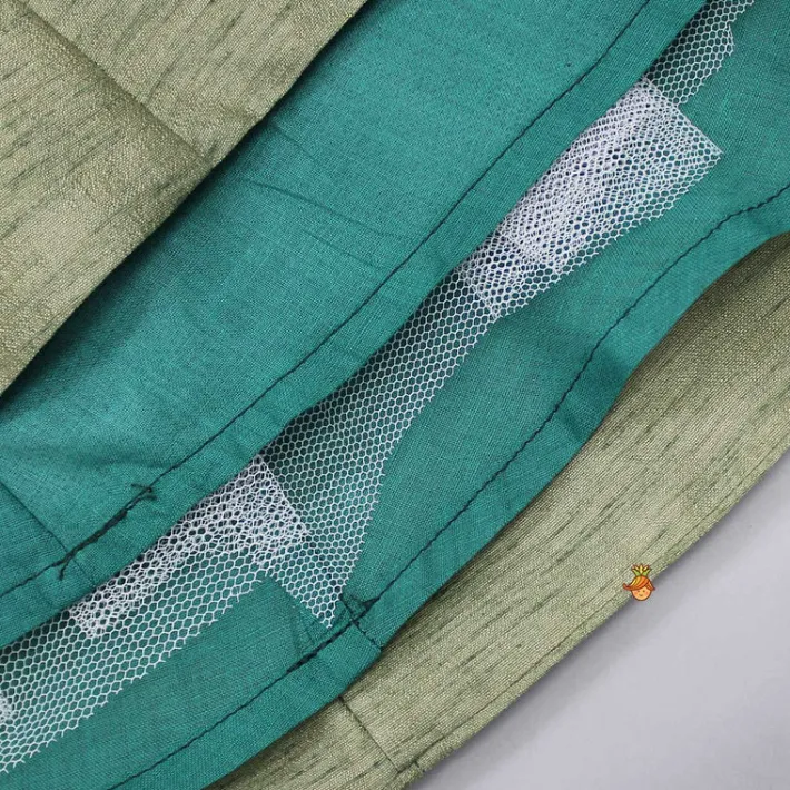 New Embroidered Velvet Green Top And Lehenga Ethnic Wear | Lehengas & Ghagras