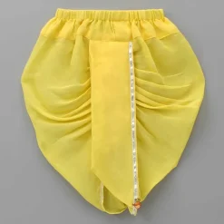 Discount Embroidered Yellow Kurta And Dhoti BOY Twinning Sets | Indian Ethnic Wear