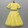 Hot Ethnic Embroidered Yellow Top And Lehenga Ethnic Wear | Lehengas & Ghagras