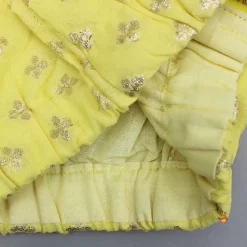 Hot Ethnic Embroidered Yellow Top And Lehenga Ethnic Wear | Lehengas & Ghagras