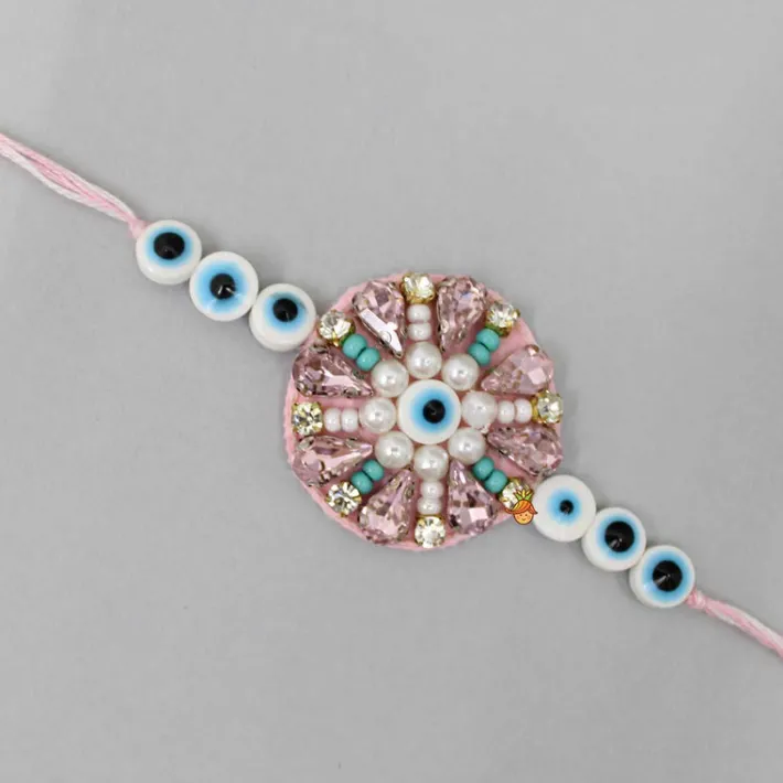 Outlet Evil Eye Pink Rakhi BOY Rakhis | Rakhis
