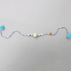 Hot Evil Eye Pom-Pom Detail Rakhi BOY Rakhis | Rakhis