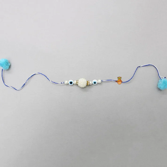 Hot Evil Eye Pom-Pom Detail Rakhi BOY Rakhis | Rakhis