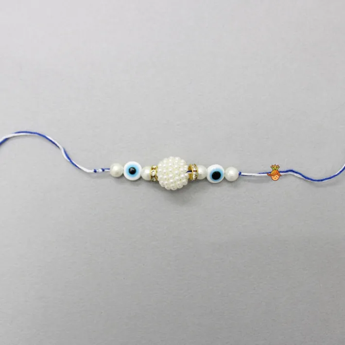 Hot Evil Eye Pom-Pom Detail Rakhi BOY Rakhis | Rakhis
