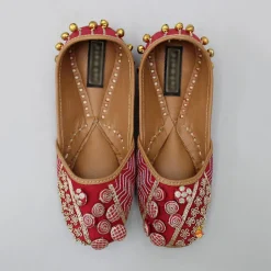Best Fabulous Embroidered Small Bells Embellished Jutti Shoes