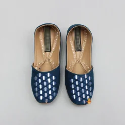 Discount Faux Mirror Work Embroidered Jutti BOY Shoes