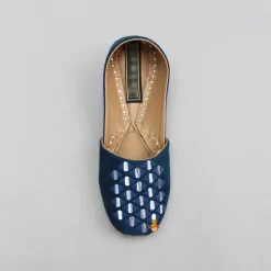 Discount Faux Mirror Work Embroidered Jutti BOY Shoes