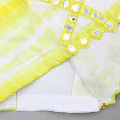 New Faux Mirror Work Top And Palazzo With Dupatta Ethnic Wear | Palazzos & Shararas
