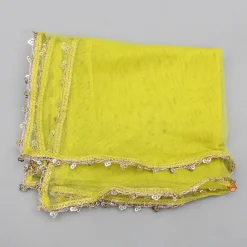 New Faux Mirror Work Top And Palazzo With Dupatta Ethnic Wear | Palazzos & Shararas