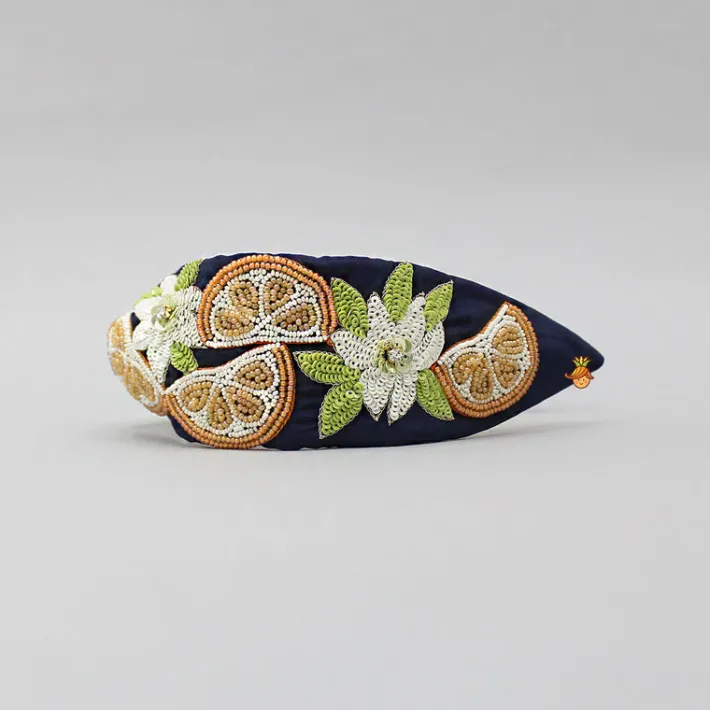 Hot Floral Hand Embroidered Hairband Hair Accessories | Hair Bands