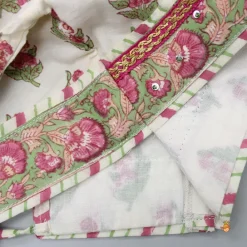 Clearance Floral Printed Crop Top and Saree Styled Lehenga With Attached Dupatta Ethnic Wear | Lehengas & Ghagras