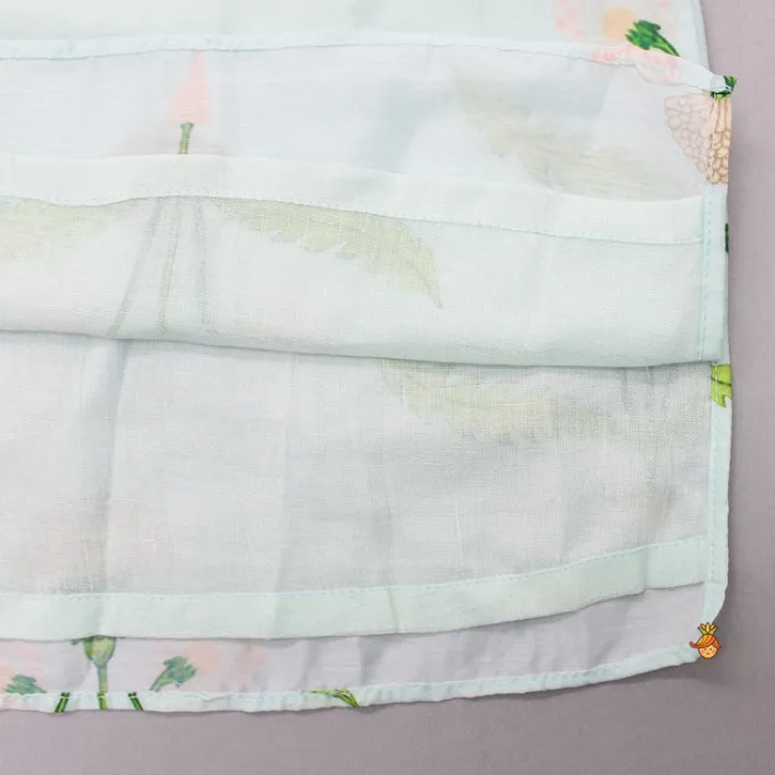Discount Floral Printed Green Kurta With Dhoti BOY Indian Ethnic Wear | Ethnic Sets