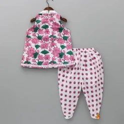 Best Floral Printed Halter Neck Top And Tulip Dhoti Ethnic Wear | Dhotis & Patialas