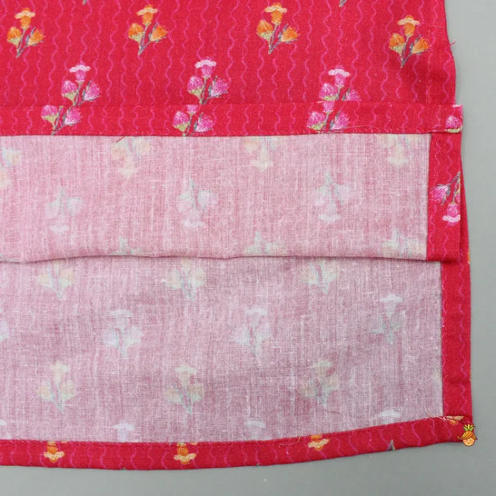 New Floral Printed Kurta And Jacket With Pyjama BOY Indian Ethnic Wear | Ethnic Sets