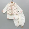 Online Floral Printed Kurta With Handworked Jacket And Dhoti. BOY Indian Ethnic Wear | Ethnic Sets