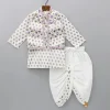 Clearance Floral Printed Kurta With Jacket And Dhoti BOY Twinning Sets | Indian Ethnic Wear