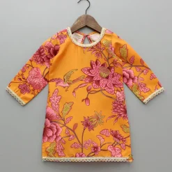 New Floral Printed Kurti And Sharara With Dupatta Ethnic Wear | Palazzos & Shararas